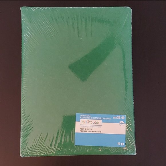 3 for $10 Creatology Craft Basics Felt Sheets Solid Colors & Patterns NEW - Picture 13 of 13